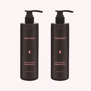 모레모 [1+1] 헤어 트리트먼트 2x 480ml 대용량