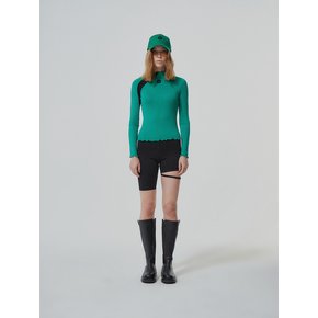 FLOWER EMBROIDERY TWO TONE LONG SLEEVE (2 COLOR)