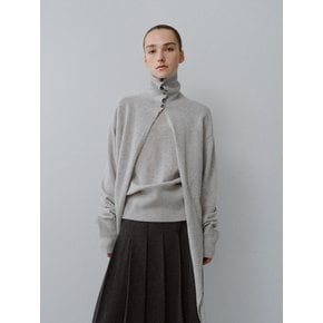 TFW MERINO WOOL TIE TURTLENECK KNIT TOP_3COLORS