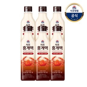 [사조대림] 홍게액500ml x6개