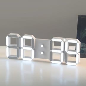 무소음 LED 디지털 벽 시계 (대형)