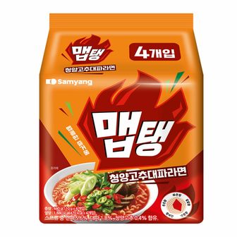 삼양 맵탱 청양고추 대파라면 110g 4봉