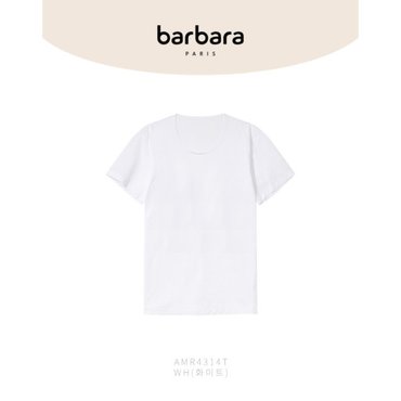 barbara 바바라 프리미엄 140수 남성 반팔 런닝 AMR4314T