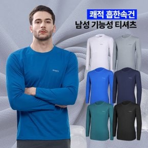 쿨소재 쾌속건조 남성 기능성 라운드 티셔츠(X62T6M)