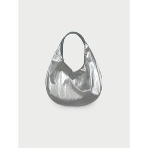 Egg Mini bag _ Metallic [Silver]