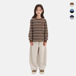 [본사][세트상품]멀티 스트라이프 티셔츠+커브드 저지팬츠 (3color) OD263IST01_MIX