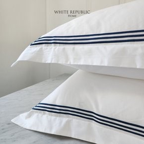 80수 순면 자수 호텔이불 베개커버 Primrose Collection Oxford Pillowcase