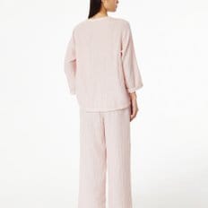 여 이중지 체크 파자마 팬츠(LIGHT PINK / LIGHT GREY)