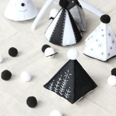 흑백 초점 모빌 DIY 키트