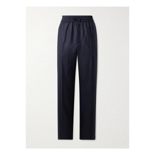 브리오니 아솔로 스트레이트 울 캐시미어 혼방 트윌 팬츠 블루 46376663162851089