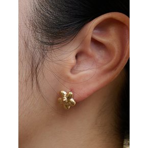 Folwer earring (gold)