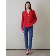 DOT BLOUSE RED 도트 블라우스 레드