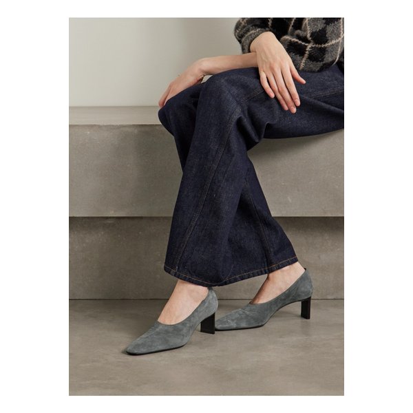 케이트 세실리아 스웨이드 펌프스 그레이 46376663162888079