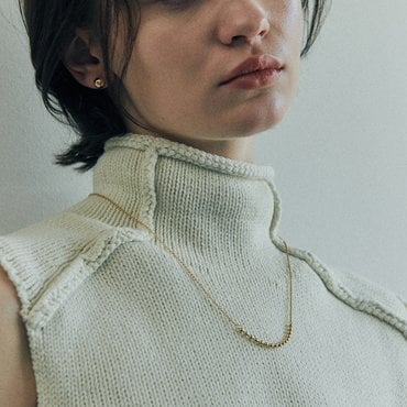 베흐트 [925 silver] Un.silver.177 / rein necklace (gold) (11117)
