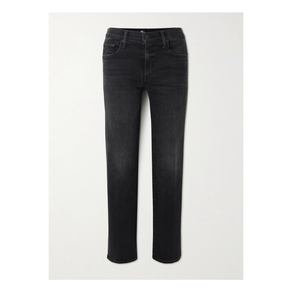 더 램블러 집 플러드 하이라이즈 스트레이트 진 블랙 46376663162900198