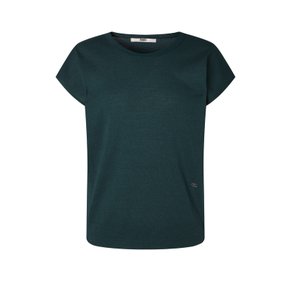 [25SS] 다크터키쉬블루 DD로고 3부소매니트 DLSW5B451T3