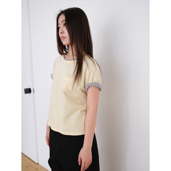 pocket t-shirt (lemon)