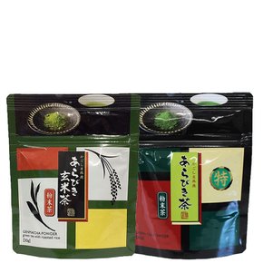 Genmai Brown Rice Matcha Greentea Pow 와카엔 아라비키 차 아라비키 현미 차 각 1봉 입 비매품