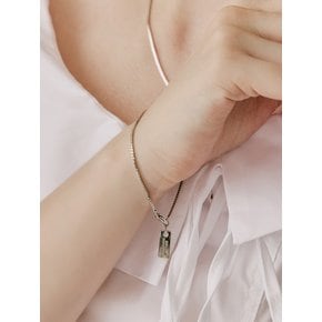 Diagonal Snake Chain Bracelet_VH24NNBR171M