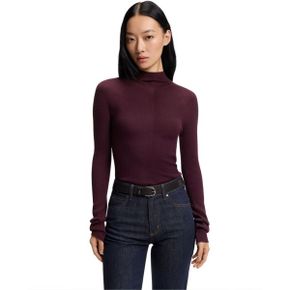 우먼 BOSS by Merino 울 Mock-Neck 스웨터 - 퍼플 23461857 1393028