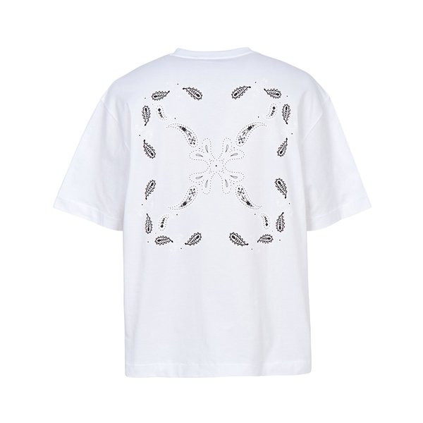 [부산점] 반다나 애로우 스케이트 반팔 티셔츠 44MAA120G5J00O 0110 (남여공용)