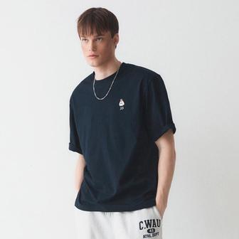 후아유 Steve Short Sleeve TshirtLoose Fit WHRAE2313U