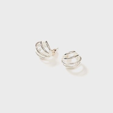 EENK Quintuple Earrings - Silver