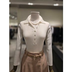 [파주점] 브이넥 단추 포인트 골지 니트 JR9A1PO593