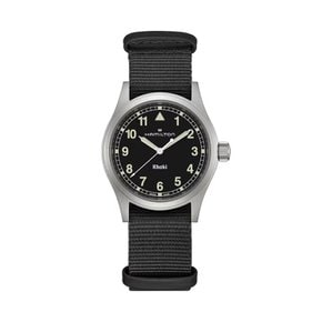 H69401430 카키 필드 쿼츠 남성 나토 38mm
