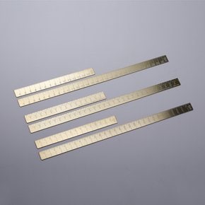 Raw Brass Ruler 로그 황동자 160mm / 310mm