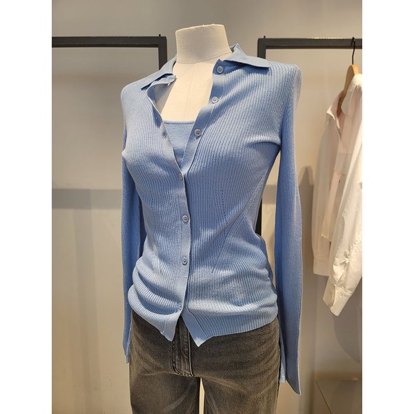 [여주점] 울 블렌드 뷔스티에 레이어드 니트(SAKP03511)