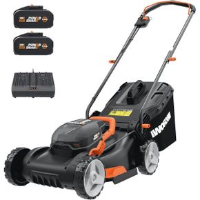 영국 웍스 잔디깎는기계 Worx WG743E.1 Cordless Lawn Mower 40V 40 cm Cut-to-Edge Deck Intell