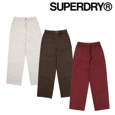 SUPERDRY W 카펜터 코튼 팬츠(SDFCNDO06)