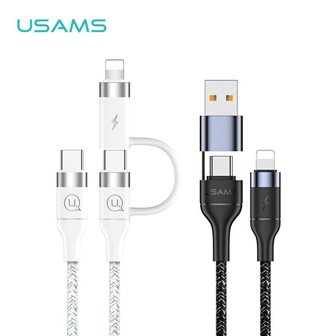 유삼스 유삼스 U31 C타입 PD충전 2in1 듀얼 케이블 USB Type-C 8핀