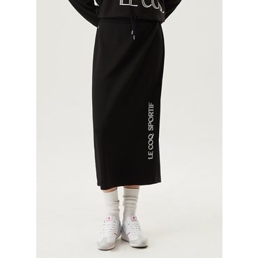 르꼬끄 [이월][50% OFF] 여성 더블텐션 레귤러핏 스커트 / BLACK (QP122OSK11)