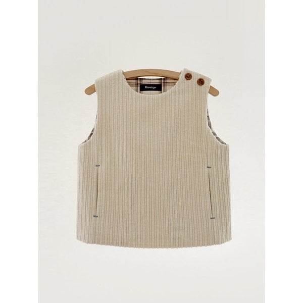 볼드 코듀로이 조끼 - Bold corduroy vest