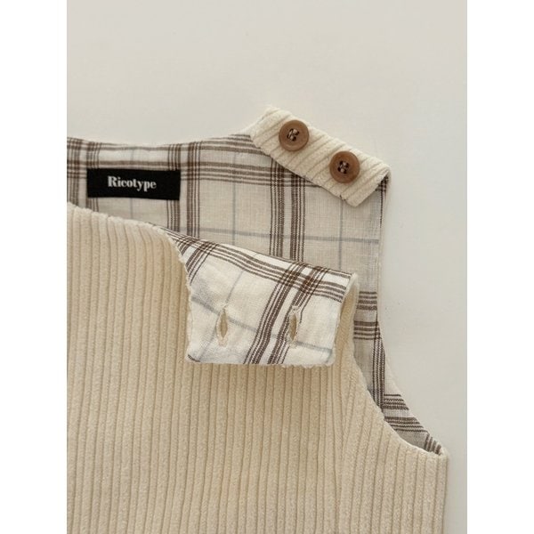 볼드 코듀로이 조끼 - Bold corduroy vest