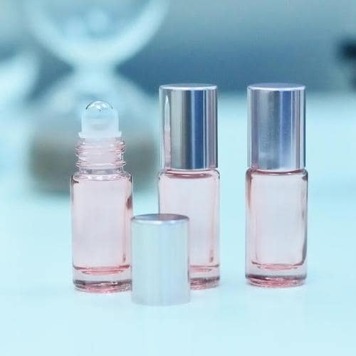 향수 롤링 컬러 유리 롤온 공병 투명 로즈 10ml(1)