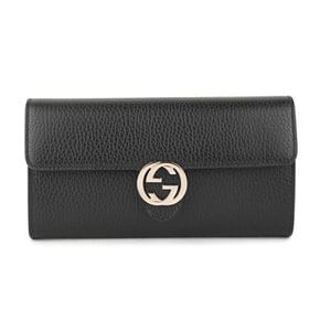 구찌 GUCCI 긴 지갑 615524 CAO0G 1000 달라 송아지 블랙 블랙