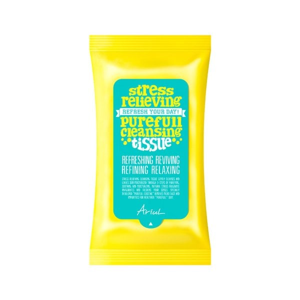 스트레스 릴리빙 퓨어풀 클렌징 티슈 15매