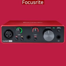 Focusrite Scarlett Solo 3rd 국내정품 포커스라이트 스칼렛 솔로 3세대 N