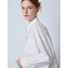 CC콜렉트 [씨씨콜렉트]     포켓 로고 자수 셔츠_C243MSC001