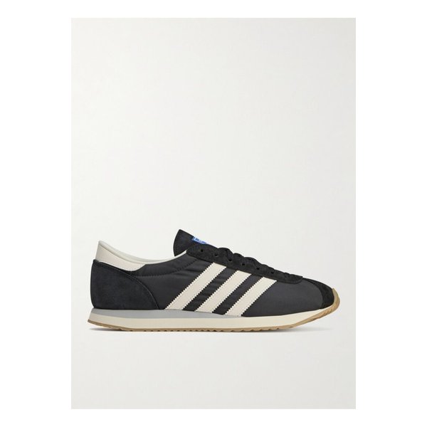 팜팡가 SPZL 스웨이드 가죽 트리밍 셸 스니커즈 블랙 1647597353899882
