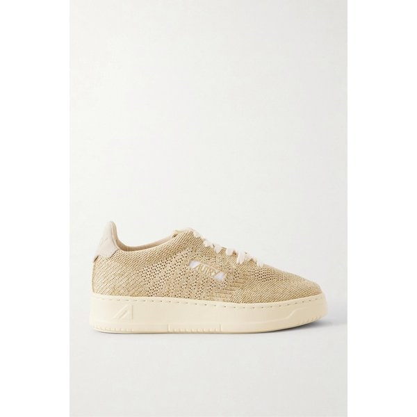 오트리 이지니트 스웨이드 트리밍 메탈릭 니트 스니커즈 46376663162980766