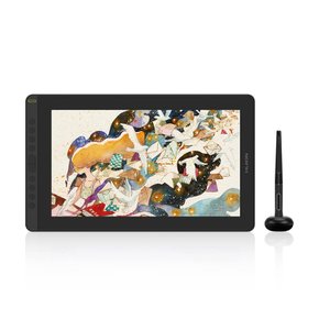 HUION Kamvas 16(2021) 15.6 Windows Mac 액 탭 액정 펜 태블릿 인치 충전 불필요 펜 Android에