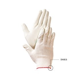 후디스 흰 반코팅 작업장갑_건설 산업 안전 미끄럼 방지