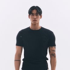 ALI THE GREATEST 머슬핏 숏 슬리브 블랙