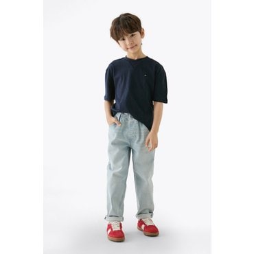 타미힐피거키즈 25/SS 에센셜 티셔츠  T42F0KKO21CBT1  4컬러 (네이비,레드,블루,화이트)
