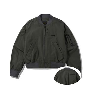 지프 [국내백화점전용] 지프 25년S/S 신상품 (공용) 스냅장식 항공점퍼 JQ1JPU290