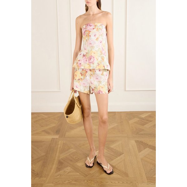 페이스풀 페트로 플로럴 린넨 쇼츠 46376663163043568